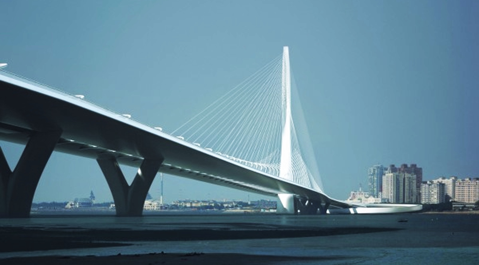 Zaha Hadid wins Danjiang Bridge Competition in Taiwan 00 693b2