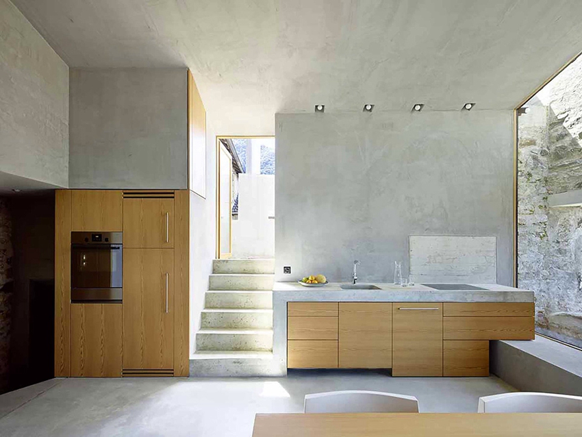 Renovated stone home by Wespi de Meuron Romeo Architetti 6 ae058